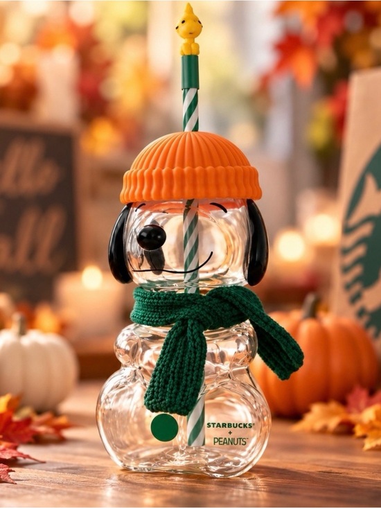 Starbucks Other - Starbucks x Peanuts Snoopy Glass Cold Cup 20oz